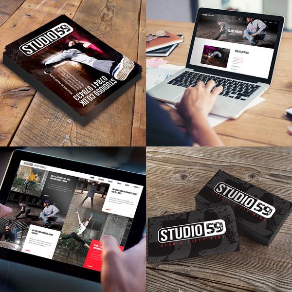 graphic design examples for dance studio in Halifax