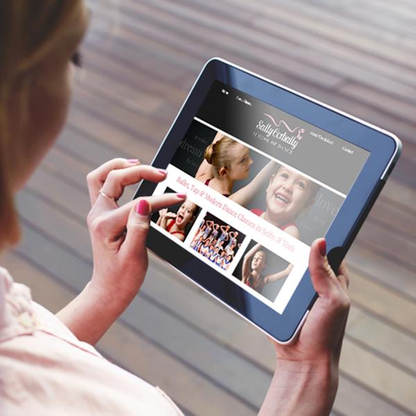 dance school website design york selby