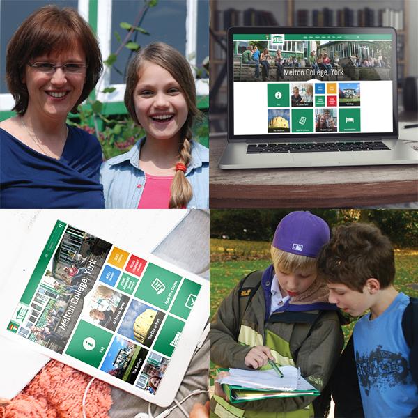 melton college graphic design for college prospectus and website