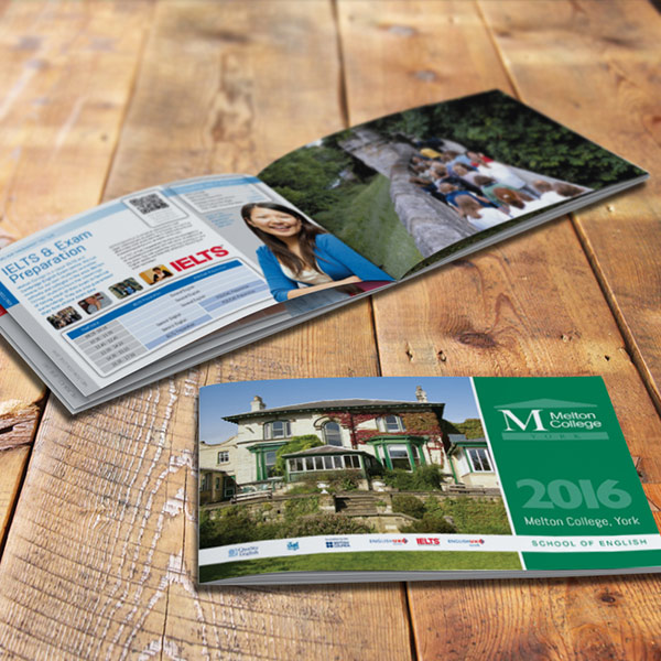 prospectus graphic design for melton college york