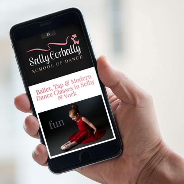 website design yorkshire, ballet school website designer
